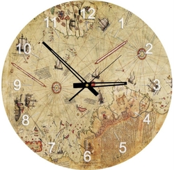 ART PUZZLE Puzzle hodiny Mapa kapitána Reise 570 dílků