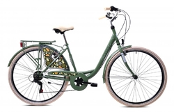 Mestský bicykel Capriolo Diana 28"/18" olivovo zelená