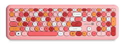 Set klávesnica + myš Connect IT FASHION combo bezdrôtová ružová (+1x AAA +1x AA batéria zadarmo), CZ + SK layout