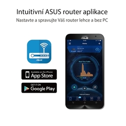 WiFi router Asus RT-AX53U WiFi 6, 3x GLAN, 1x GWAN, USB