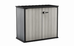 Záhradný box Keter Patio Store šedočierny