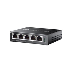 Switch TP-Link ES205GP 1x GLan, 5x GLan, 4x PoE+, 65W, Omáda SDN