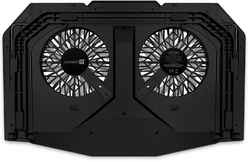 Chladiaca podložka Connect IT pod notebook NEO RGB - podsvietenie dúhové ČIERNA