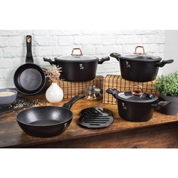 Hrniec Berlingerhaus s mramorovým povrchom 28 cm Black Rose Collection BH-1931