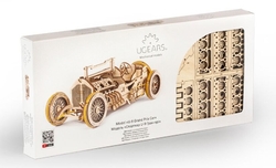 Hračka Ugears 3D drevené mechanické puzzle U9 Auto (Grand Prix)