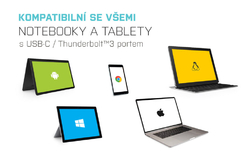Dokovacia stanica i-Tec USB-C Metal Nano 4K HDMI LAN + Power Delivery 100W