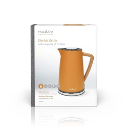 Rýchlovarná kanvica Nedis KAWK510EOR Soft-Touch, oranžová