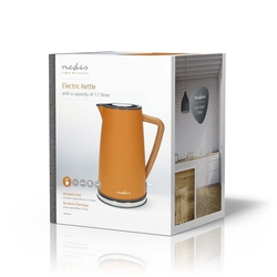 Rýchlovarná kanvica Nedis KAWK510EOR Soft-Touch, oranžová