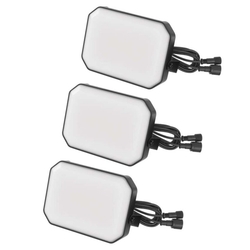 GoSmart vonkajší LED reflektor, štartovacia sada, 3 diely, 14 W, RGBIC stmievateľný, WiFi