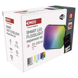 GoSmart vonkajší LED reflektor, rozširujúca sada, 1 kus, 4 W, RGBIC stmievateľný, WiFi