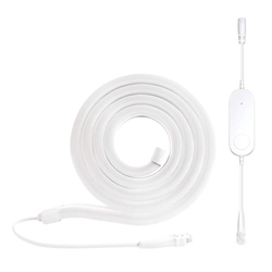 GoSmart Flexibilný LED pásik NEON biely, 3 m, 24 W, RGBIC stmievateľný, WiFi