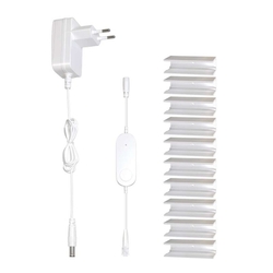 GoSmart Flexibilný LED pásik NEON biely, 3 m, 24 W, RGBIC stmievateľný, WiFi