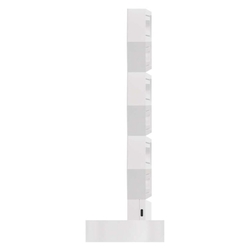GoSmart LED stolná lampa Hexagon biela, 6 častí, RGBIC stmievateľná, WiFi