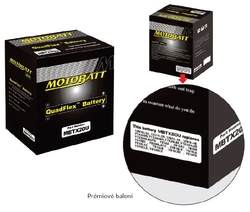 Batéria Motobatt MB16U 20Ah, 12V, 4 vývody