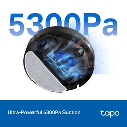 Vysávač TP-Link Tapo RV30 Max robotický s mopom, výkon 5300 Pa