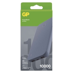 Power bank GP B+ Series, 10 000 mAh, 15 W, modrá