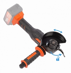 Uhlová brúska Powerplus POWDP35170 - Aku 40V 125mm bezuhlíková (bez AKU)