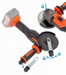 Uhlová brúska Powerplus POWDP35170 - Aku 40V 125mm bezuhlíková (bez AKU)