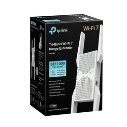 WiFi extender TP-Link RE655BE WiFi 7 AP/Extender/Repeater, BE11000, 1x GLAN, fixná anténa, EasyMesh