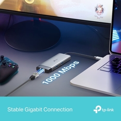 Dokovacia stanica TP-Link UH6120C USB-C, HDMI, RJ45, 1x USB C, 2x USB, PD 100W
