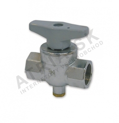 Guľový uáver voda - s jímkou - 3/4"FF; M 10x1; motýľ