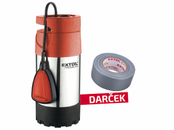 Čerpadlo ponorné 4-stupňové antikorové, príkon 1000W + DARČEK: 8856312 páska lepiaca textilná, EXTOL
