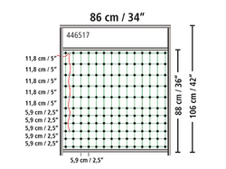 Brána k sieťam pre elektrické ohradníky KERBL 446517, 106 cm