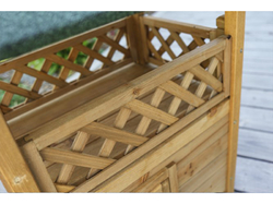 Búda pre mačky s terasou KERBL 82790 LODGE, 77x50x73cm