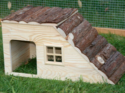 Domček pre králiky s rampou KERBL 82756, 50x25x25 cm