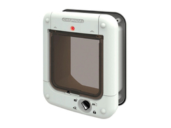 Dvierka pre mačky na mikročip KERBL 80869 CAT MATE - 360WR, 4-cestné, biela