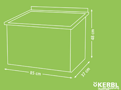 Hrad a kukaň pre hydinu KERBL 82808, 85x37x48 cm