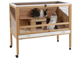 Klietka pre králiky a hlodavce KERBL 82725 INDOOR DELUXE - jednoposchodová