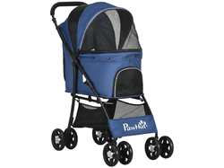 Kočík pre psov PAWHUT D00-165V00DB, modrý