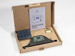 Komplet automatického otvárania a zatvárania kurína  POLLY AUTO-DEFENDER KIT - so solárnym panelom