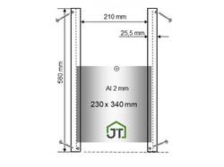 Komplet automatického otvárania a zatvárania kurína JOSTechnik HK-Bat 23x34 D