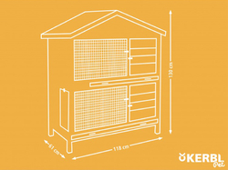 Králikáreň dvojposchodová KERBL 81719 APPARTMENT PRO