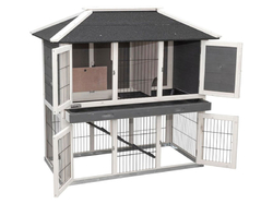 Králikáreň s výbehom KERBL 81727 VILLA, 118x68x118 cm