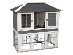 Králikáreň s výbehom KERBL 81727 VILLA, 118x68x118 cm