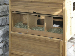 Kurín pre sliepky dvojposchodový, s výbehom KERBL 82806, 222x115x200 cm