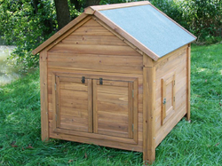 Kurín pre sliepky, domček pre králiky KERBL 82807, 105x100x108 cm