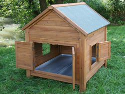 Kurín pre sliepky, domček pre králiky KERBL 82807, 105x100x108 cm