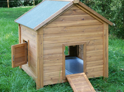 Kurín pre sliepky, domček pre králiky KERBL 82807, 105x100x108 cm