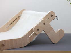 Lehátko, hojdačka pre mačky KERBL 80912 NAP, 49,5x43cm, biela