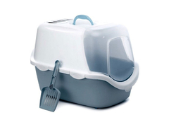 Mačacia toaleta STEFANPLAST CATHY EASY CLEAN, modrobiely