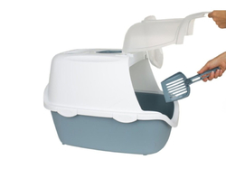 Mačacia toaleta STEFANPLAST CATHY EASY CLEAN, modrobiely