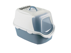 Mačacia toaleta STEFANPLAST CATHY EASY CLEAN, modrobiely