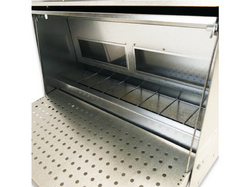 Nášľapné krmítko pre sliepky pozinkované GAUN 11295 - 40 kg