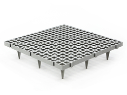 Podlahový rošt CIMUKA PF-CH-G23-H11 - veľkosť otvorov 2,2 x 2,2 cm