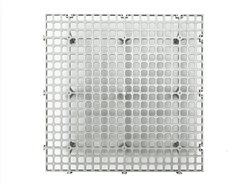 Podlahový rošt CIMUKA PF-CH-G23-H11 - veľkosť otvorov 2,2 x 2,2 cm