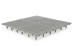 Podlahový rošt CIMUKA PF-CH-G23-H11 - veľkosť otvorov 2,2 x 2,2 cm